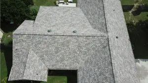 birds-eye view of a roof