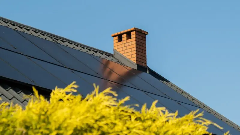 Stylish roof flashing on a modern central florida roof