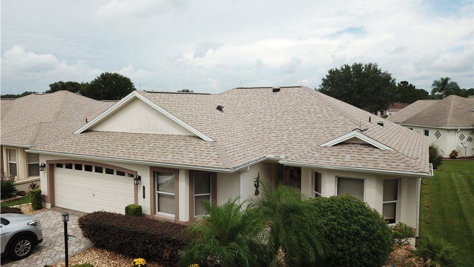 light gray asphalt shingle roof