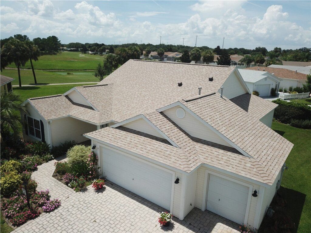 light gray asphalt shingle roof