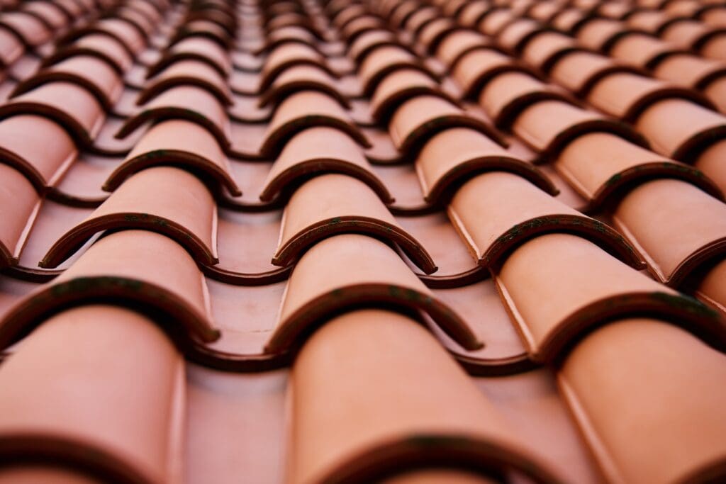 Close up of tile roof on Central Florida home