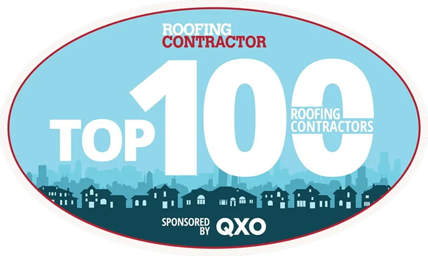 Roofing Contractor - Top 100 contractors badge