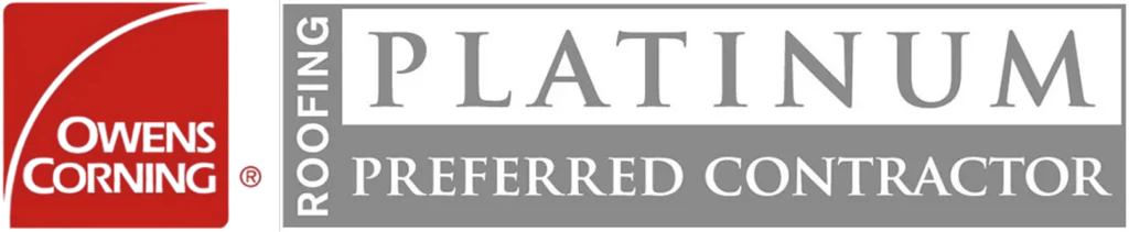 Owens Corning Roofing Platinum Preferred Contractor Badge