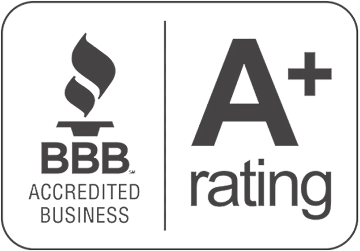 BBB Accredited Business - A+ Rating Badge