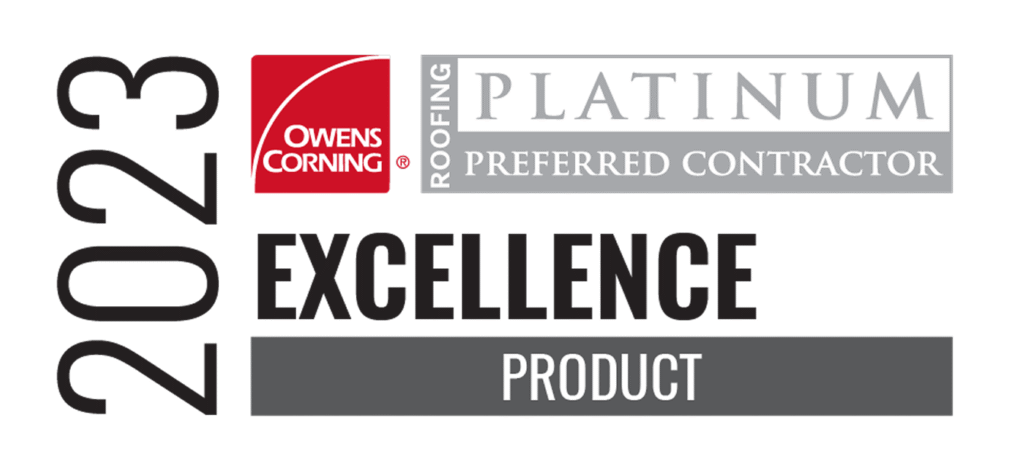 2023 Owens Corning Excellence Product Badge